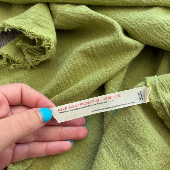 Free People Gauzy One Shoulder Dress Size S - Picture 5 of 7